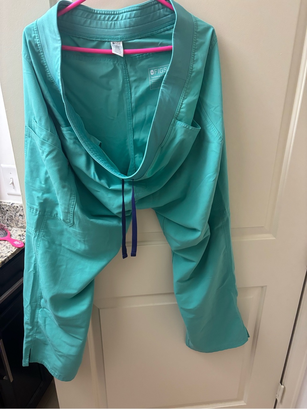 Figs kade cargo scrub pants surgical green XXL
